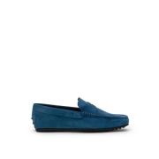 Suède Mocassin Schoenen Tod's , Blue , Heren