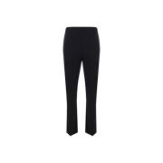 Monochrome Katoenen Broek met Verborgen Rits Róhe , Black , Dames