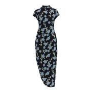 Bloemen Mesh Midi Jurk voor Speciale Gelegenheden Rotate Birger Christ...