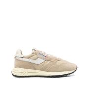 Beige Sneakers voor Vrouwen Autry , Beige , Dames