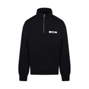 Zwarte Gros Grain Sweatshirt Jacquemus , Black , Heren