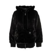 Gezellige Hoodie Jas Carhartt Wip , Black , Dames