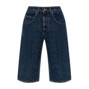 Denim Bermuda Short Givenchy , Blue , Dames