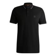 Slim Fit Polo Shirt Hugo Boss , Black , Heren