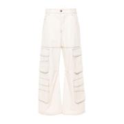 Cargo Broek in Groen D-Sire Stijl Diesel , White , Dames