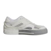 Witte Kant Lage Sneakers met Logo Dolce & Gabbana , White , Heren