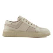 Beige Sneaker Giorgio Armani , Beige , Heren