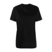 Zwart Klassiek T-Shirt Wardrobe.nyc , Black , Dames