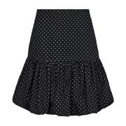 Stip Ballon Rok met Volant Co'Couture , Black , Dames