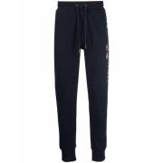 Logo Blauwe Sweatpants Katoen Samenstelling Tommy Hilfiger , Blue , He...