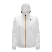 Witte Waterdichte Windjack K-Way , White , Dames