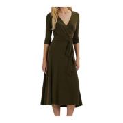 Midi Jurk Ralph Lauren , Green , Dames