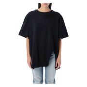 Stijlvolle Oversized Tee Shirt The Attico , Black , Dames