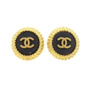 Pre-owned Fabric chanel-jewelry Chanel Vintage , Black , Dames