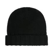 Zwarte Chunky Bennie Hoed Le Kasha , Black , Dames