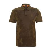 Katoenen Polo Shirt Lente/Zomer Collectie Hugo Boss , Green , Heren