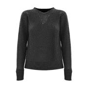 Viscose breiwerk en truien Kocca , Black , Dames