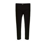 Polyester Straight Leg Pants Twinset , Black , Dames