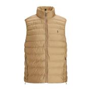 Lichtbruin Gewatteerd Vest Ralph Lauren , Brown , Heren