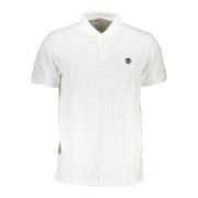 Wit poloshirt met korte mouwen Timberland , White , Heren