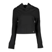 Zwarte hoodie met logodetail Calvin Klein , Black , Dames