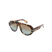 Ft1102 52F Sunglasses Tom Ford , Brown , Unisex