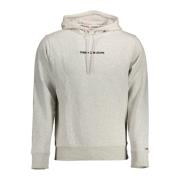 Grijze Hoodie Lange Mouwen Tommy Hilfiger , Gray , Heren