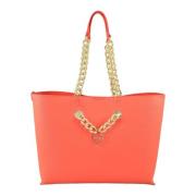 Stijlvolle Polyester Tas Versace Jeans Couture , Orange , Dames