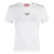 Lange Mouw Casual Shirt Diesel , White , Dames