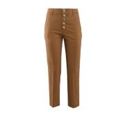 Katoenen Dames Nima Broek Dondup , Beige , Dames