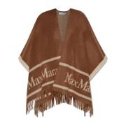 Poncho Hilde Max Mara , Brown , Dames