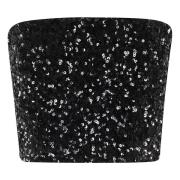 Sequin Crop Top Rotate Birger Christensen , Black , Dames