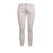 Witte Skinny Katoenen Jeans Dondup , White , Heren