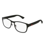 Stijlvolle Brilmontuur Gg0175O Gucci , Black , Unisex