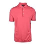 Katoenen Polo Shirt Vengera , Pink , Heren