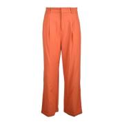 Oranje Broek voor Vrouwen Weili Zheng , Orange , Dames