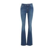 Flared jeans van Italiaans katoen Dondup , Blue , Dames