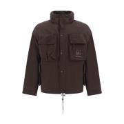 Metropolis Hoodie met Zakken C.p. Company , Brown , Heren