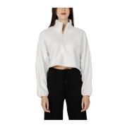 Herfst/Winter Dames Polyester Sweatshirt Calvin Klein , White , Dames