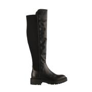 Leren hoge laarzen en enkellaarsjes Guess , Black , Dames