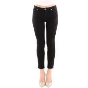 Cropped Skinny-Fit Lyocell Jeans Pinko , Black , Dames