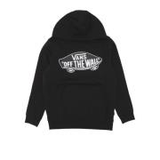 Zwarte hoodie met logoprint Vans , Black , Heren