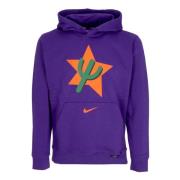 NBA City Edition Club Hoodie Nike , Purple , Heren