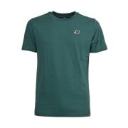 Katoenen Crew Neck T-shirt New Balance , Green , Heren