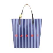 Iconische gestreepte schoudertas met geometrisch ontwerp Marni , Blue ...