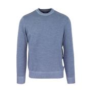 Wollen Crewneck Sweater Paul & Shark , Blue , Heren