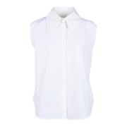 Katoenen Overhemd Jil Sander , White , Dames