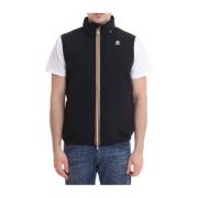 Polyester jassen en blazers K-Way , Black , Heren