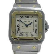 Pre-owned Stainless Steel watches Cartier Vintage , Beige , Heren