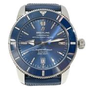 Pre-owned Glass watches Breitling Pre-owned , Blue , Heren